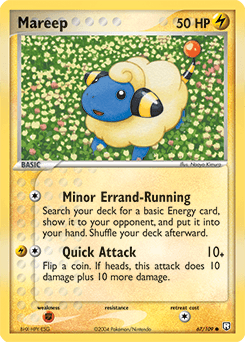 Mareep Team Rocket Returns card