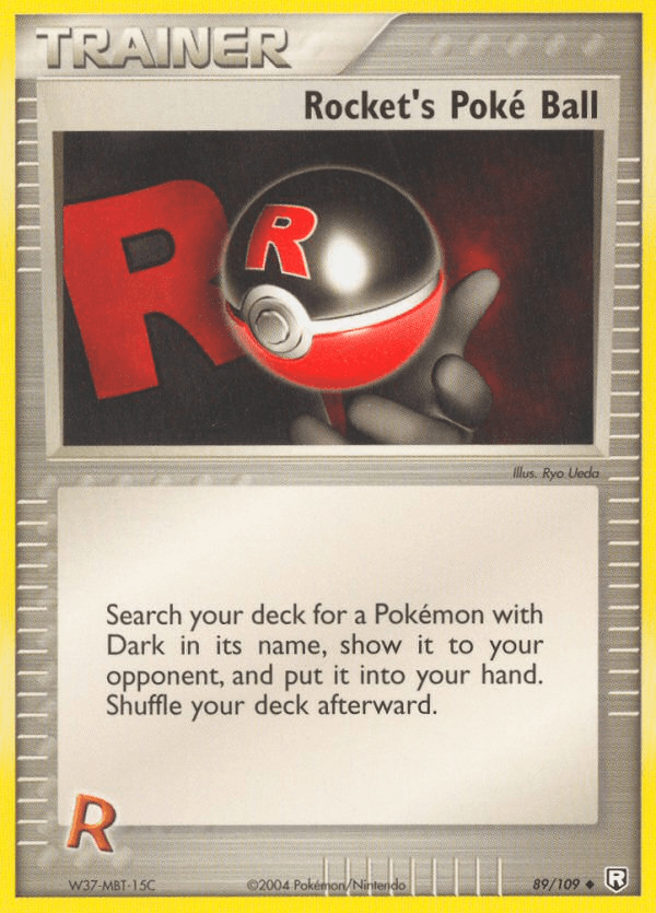 Rocket's Poké Ball Team Rocket Returns card