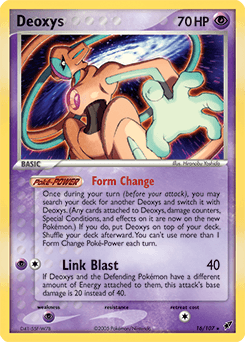 Deoxys Deoxys card
