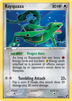 Rayquaza Deoxys card