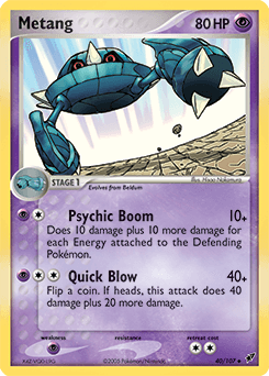 Metang Deoxys card