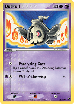 Duskull Deoxys card