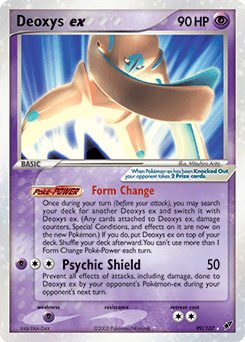 Deoxys ex Deoxys card