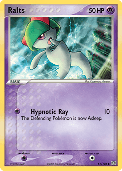 Ralts Emerald card