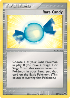 Rare Candy Emerald card