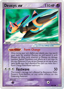 Deoxys ex Emerald card