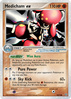 Medicham ex Emerald card