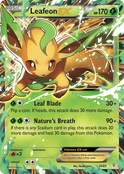 Leafeon-EX Generations card
