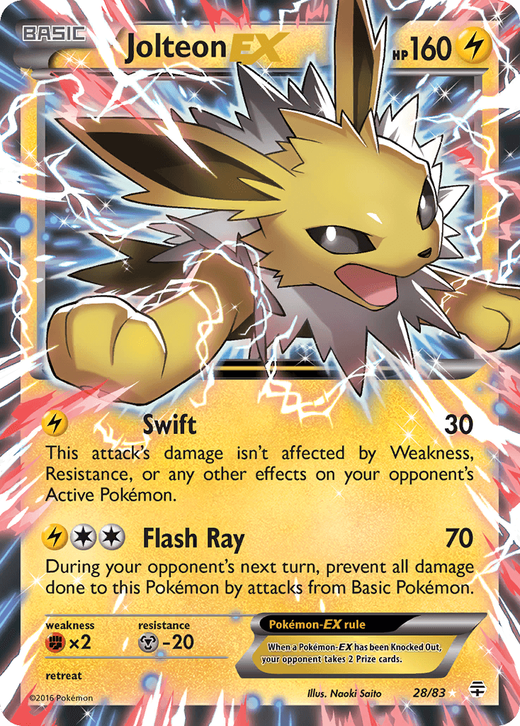 Jolteon-EX Generations card