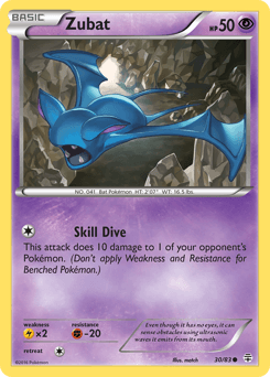 Zubat Generations card