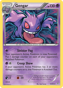 Gengar Generations card