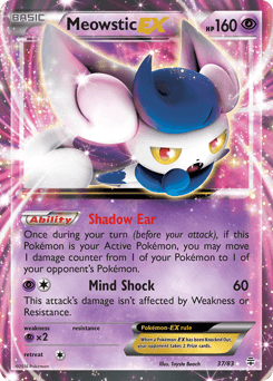 Meowstic-EX Generations card
