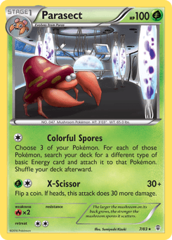 Parasect Generations card