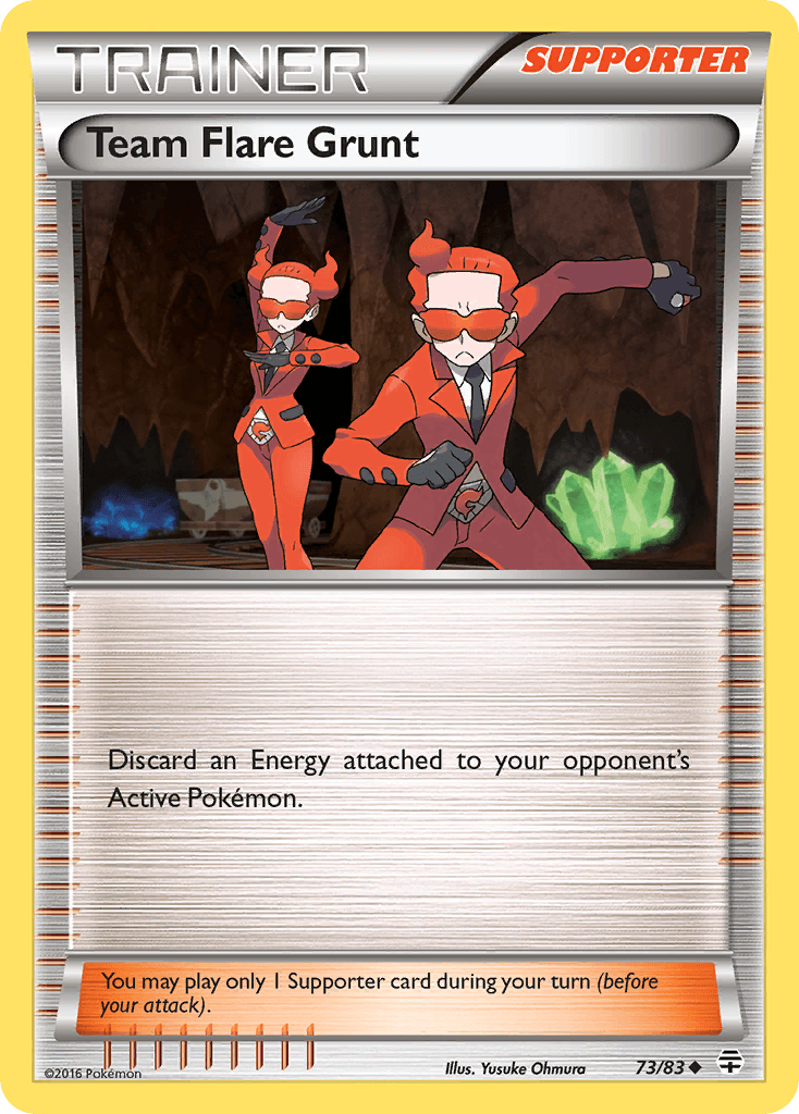 Team Flare Grunt Generations card