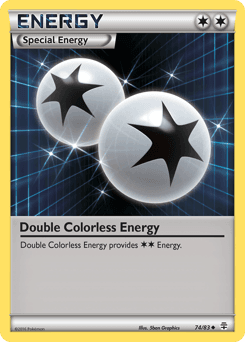 Double Colorless Energy Generations card
