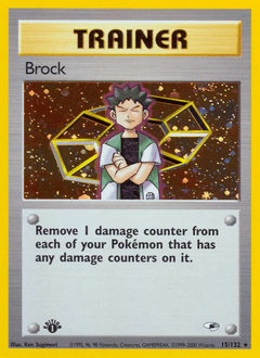 Brock Gym Heroes card