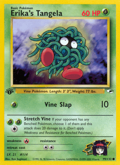 Erika's Tangela Gym Heroes card