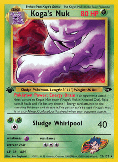 Koga's Muk Gym Challenge card