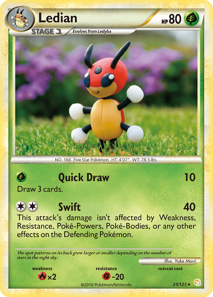Ledian HeartGold & SoulSilver card