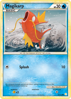 Magikarp HeartGold & SoulSilver card