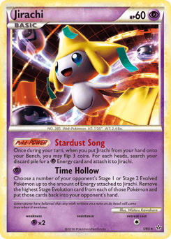 Jirachi HS—Unleashed card