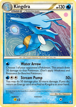 Kingdra HS—Unleashed card