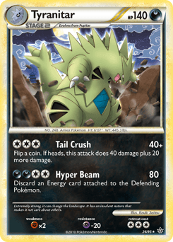 Tyranitar HS—Unleashed card