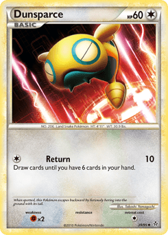 Dunsparce HS—Unleashed card