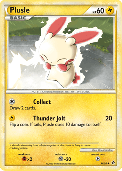 Plusle HS—Unleashed card