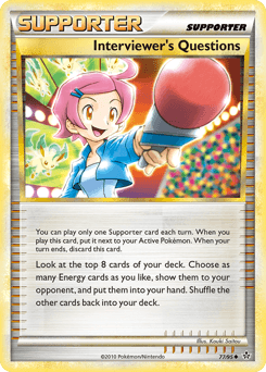 Interviewer's Questions HS—Unleashed card