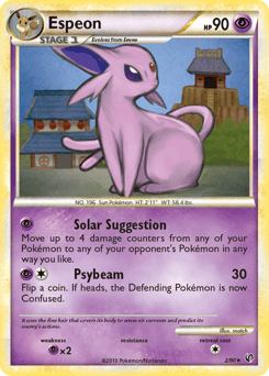 Espeon HS—Undaunted card