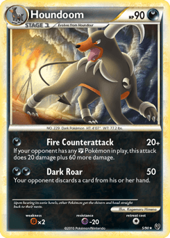 Houndoom HS—Undaunted card