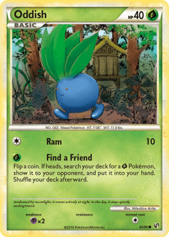 Oddish HS—Undaunted card
