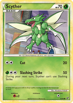 Scyther HS—Undaunted card