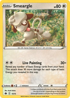 Smeargle McDonald's Collection 2022 card