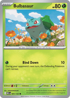 Bulbasaur Mega Evolution card