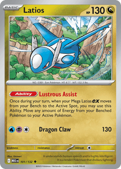 Latios Mega Evolution card