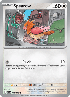 Spearow Mega Evolution card