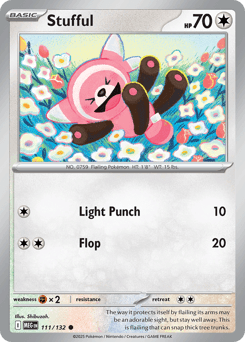 Stufful Mega Evolution card