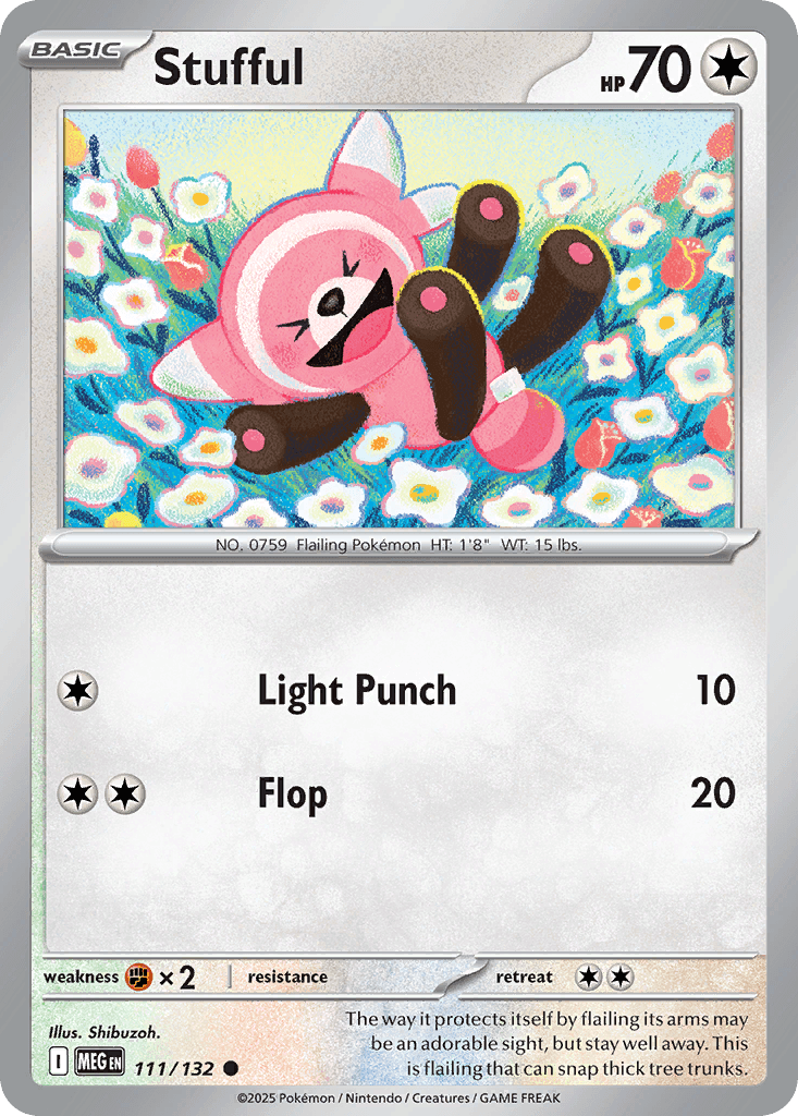 Stufful Mega Evolution card