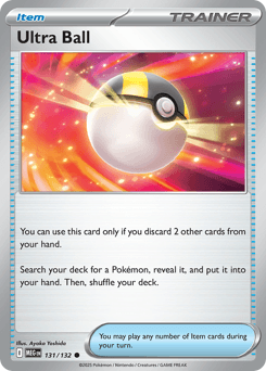 Ultra Ball Mega Evolution card