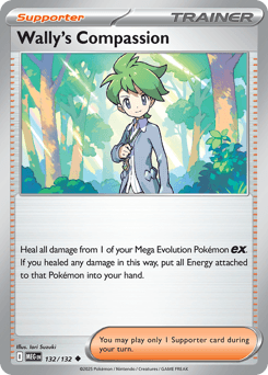 Wally's Compassion Mega Evolution card