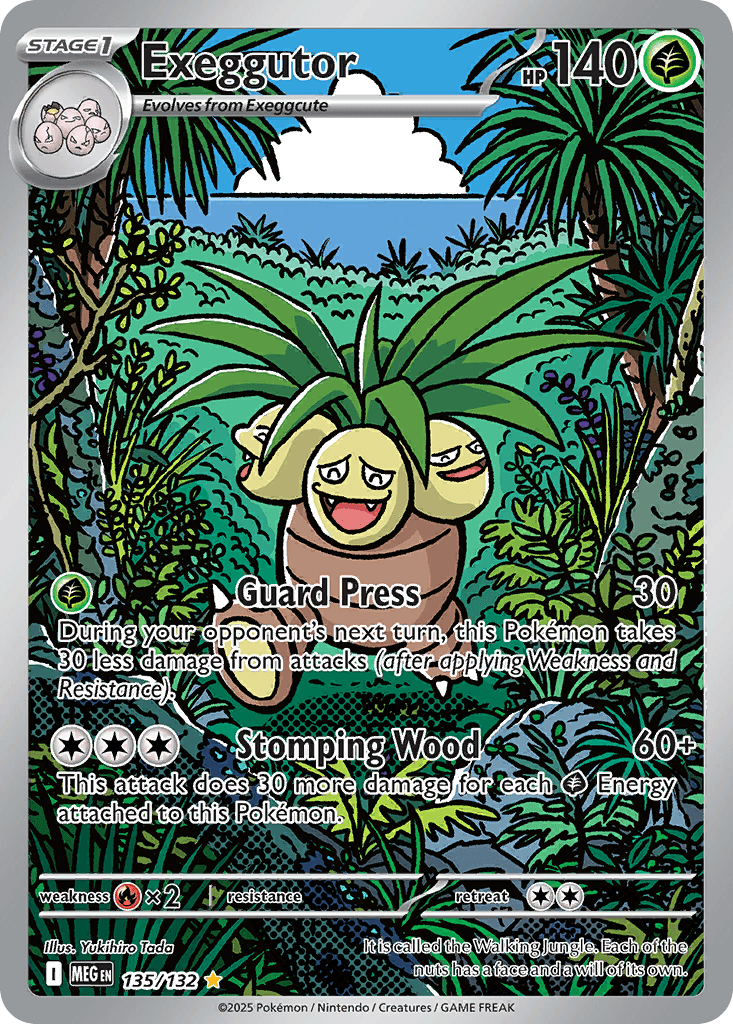 Exeggutor Mega Evolution card