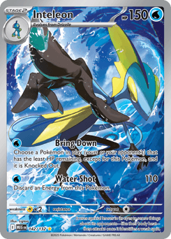 Inteleon Mega Evolution card