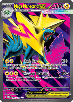 Mega Manectric ex Mega Evolution card