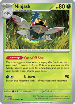 Ninjask Mega Evolution card