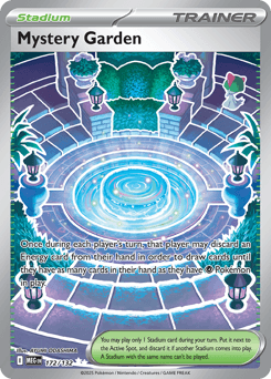 Mystery Garden Mega Evolution card