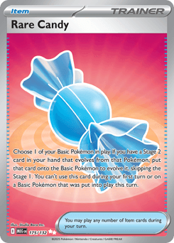 Rare Candy Mega Evolution card