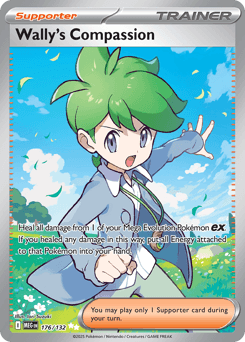 Wally's Compassion Mega Evolution card