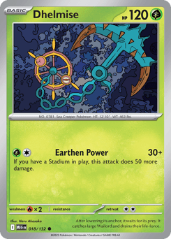 Dhelmise Mega Evolution card